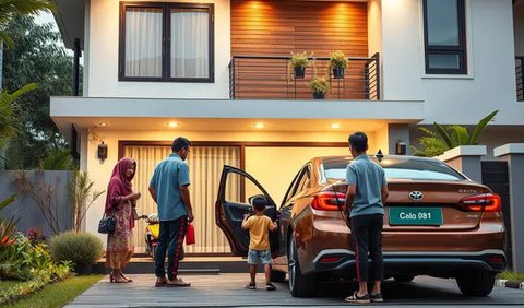 Ilustrasi mudik Lebaran dengan bus. (c) Odua/Depositphotos.com