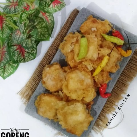 Menu Tahu Crispy Pedas