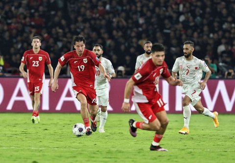 FOTO: Perjuangan Tanpa Henti Timnas Indonesia Gilas Bahrain, Rizki Ridho Sampai Terpincang-pincang!
