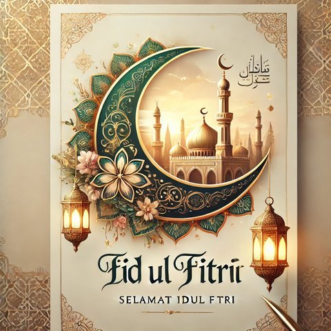 Kartu Ucapan Selamat Idul Fitri