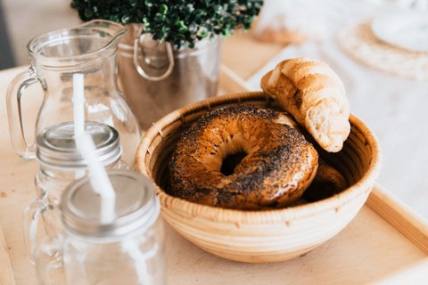 Ilustrasi Roti Bagel