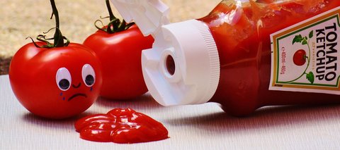 Ilustrasi Tomat dan Saus Tomat
