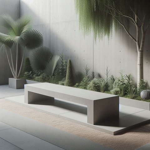 7 Model Bangku Taman Beton yang Unik dan Estetik, Cocok untuk Hunian Modern yang Fungsional