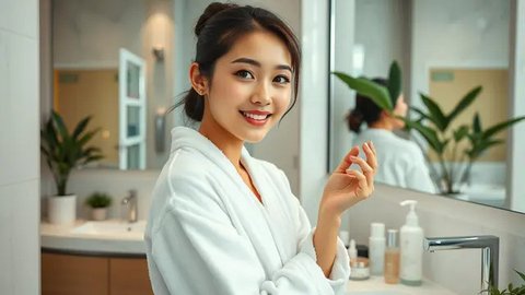 tips skincare untuk pemula Ilustrasi dibuat AI
