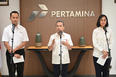 Wakil Direktur Utama Pertamina, Wiko Migantoro di Grha Pertamina
