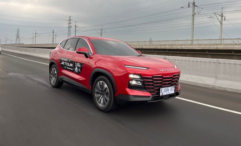 Uji coba media untuk Jetour Dashing dilakukan pada rute Bandung-Jakarta pada hari Kamis, 28 Februari 2025.