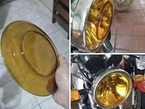 Piring Dijadikan Penutup Lampu?