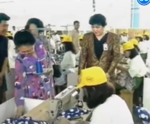 Momen Lawas Presiden Soeharto Resmikan Pabrik Sritex