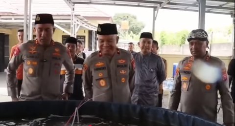 Dua Jenderal Datangi Rumah Dinas Kapolres Serang, Salut Lihat Kolam Ikan Lele & Nila