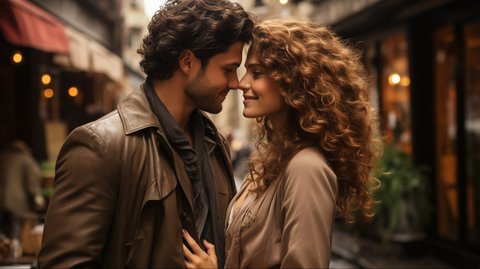 Ilustrasi Pasangan Romantis