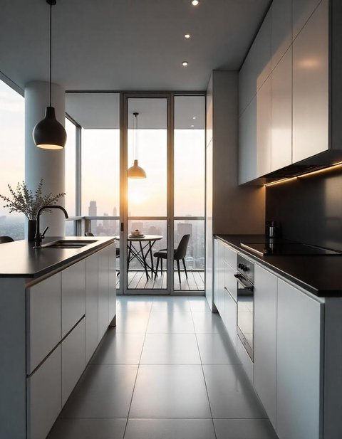 Desain Dapur Minimalis Terbuka