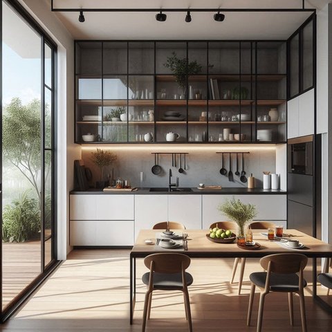 Desain Dapur Minimalis Terbuka