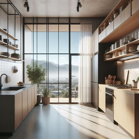 Desain Dapur Minimalis Terbuka