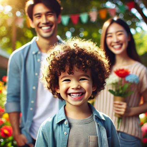 Ilustrasi Anak Tersenyum