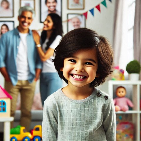 Ilustrasi Anak Tersenyum