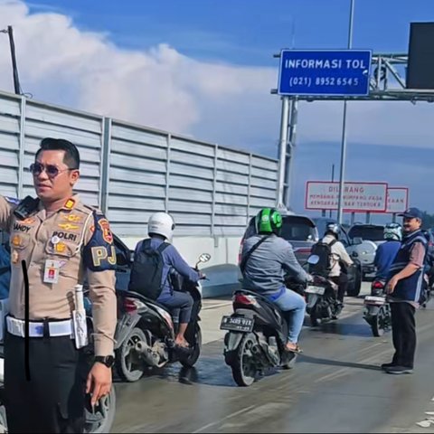 motor dari bekasi boleh masuk tol imbas banjir