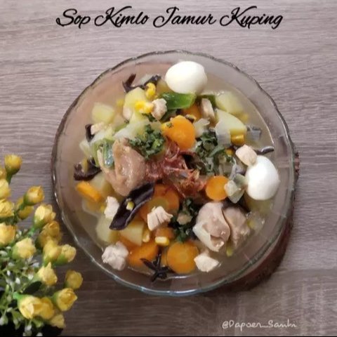 Sop Kimlo Jamur Kuping. (Dok. Cookpad/@lovetocook_121076)