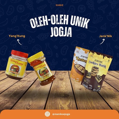 Produk Mamikoe Jogja semakin berkembang mulai dari Sambel Yang'Kung hingga Cookies Jenk'Nik yang unik.