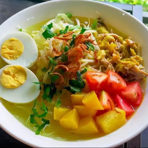 Soto Ayam Lamongan. (Dok. Cookpad/@kokosanto_kitchen)