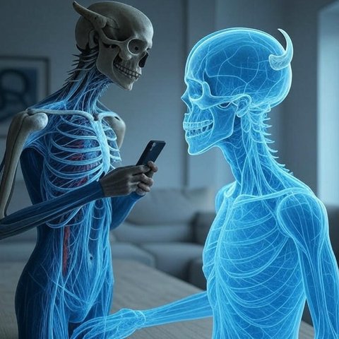 Tak Hanya Pengaruhi Mental, Penggunaan Smartphone Manusia Saat Ini Buat Tumbuhnya 'Tanduk' di Manusia