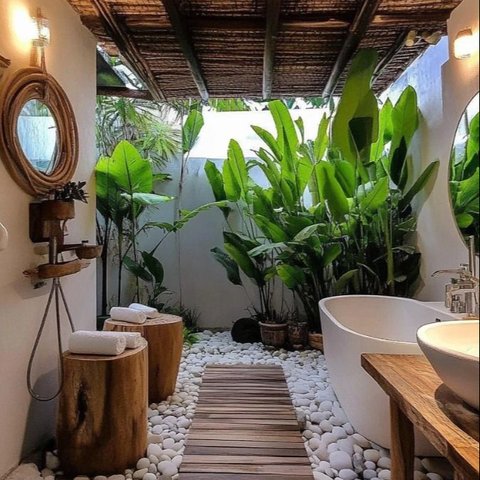 7 Desain Kamar Mandi Pedesaan Minimalis yang Estetik dan Menenangkan