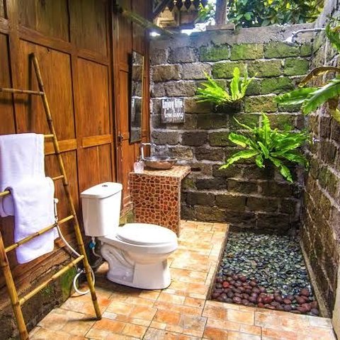 7 Desain Kamar Mandi Pedesaan Minimalis yang Estetik dan Menenangkan