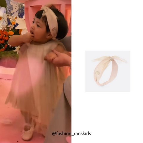 Intip Harga Outfit Baby Lily Anak Nagita Slavina di Pesta Ultah Pertama, Bando Hingga Baju Semua Produk Dior