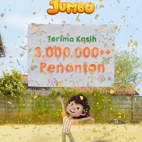 Film Animasi Jumbo Tembus 3 Juta Penonton, Pecahkan Rekor Baru!