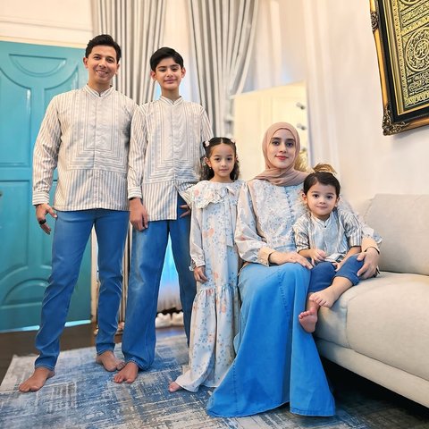 Harmonis Selalu, 6 Potret Keluarga Sonny Septian dan Fairuz yang Hobi Pakai Outfit Serasi