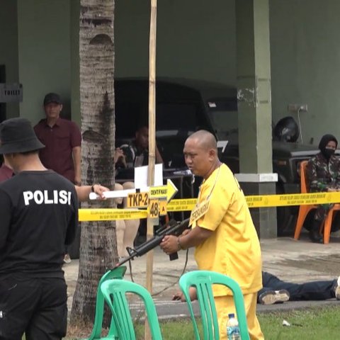 Sadis, Begini Detik-Detik Kopda Basarsyah Pakai Senapan Serbu Berondong Tiga Polisi saat Gerebek Sabung Ayam di Way Kanan