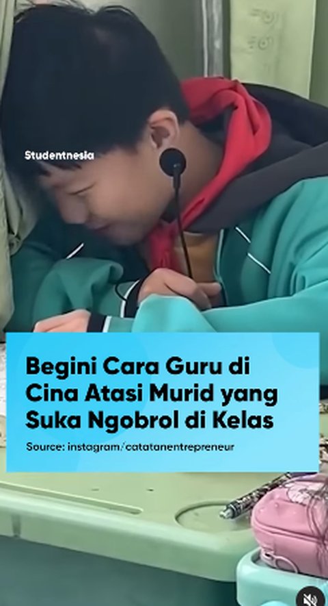 Guru di China Punya Cara Tak Biasa Atasi Murid yang Suka Ngobrol di Kelas, Bisa Ditiru!