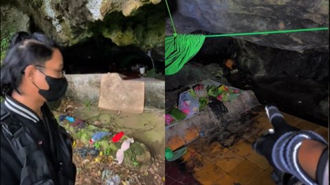 Potret Pemandian di Gua Cilacap, Diduga Banyak Didatangi Pejabat dan Artis