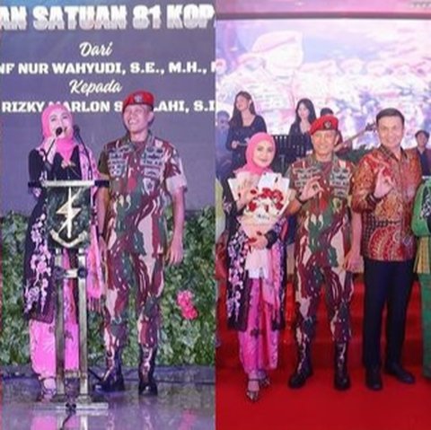 Senyum Bahagia Juliana Moechtar Saksikan Sang Suami Nur Wahyudi Lepas Jabatan Komandan Kopassus Satuan 81
