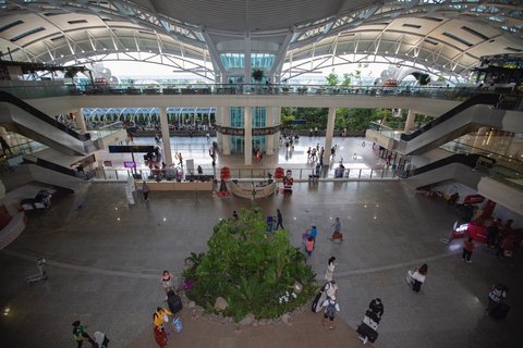 Suasana Bandara I Gusti Ngurah Rai, Badung, Bali, yang meraih penghargaan bergengsi dalam ajang World Airport Awards 2025.