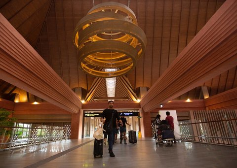 Suasana Bandara I Gusti Ngurah Rai, Badung, Bali, yang meraih penghargaan bergengsi dalam ajang World Airport Awards 2025.
