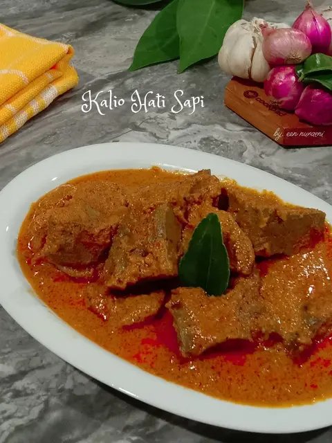 Ilustrasi Kalio Hati Sapi