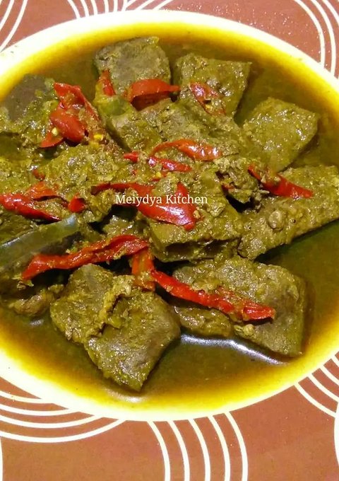 Ilustrasi Hati Sapi Asam Manis Pedas