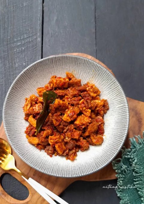 Ilustrasi Sambal Goreng Tahu Tempe