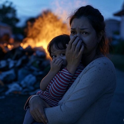 Ilustrasi Bakar Sampah Sembarangan