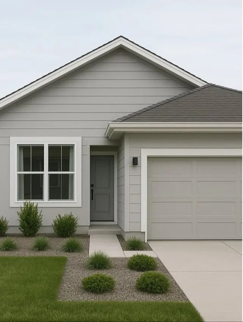 Inspirasi Cat Rumah Warna Abu/AI