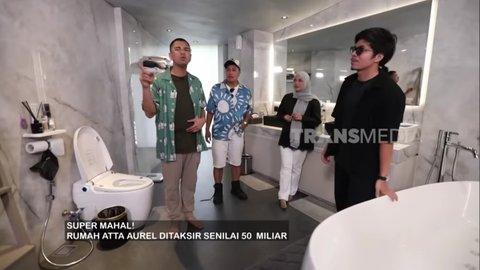 5 Potret Kamar Mandi Aurel Hermansyah & Atta Halilintar Seluas Lapangan Sepakbola, Dilengkapi Bathtub Rp200 Juta