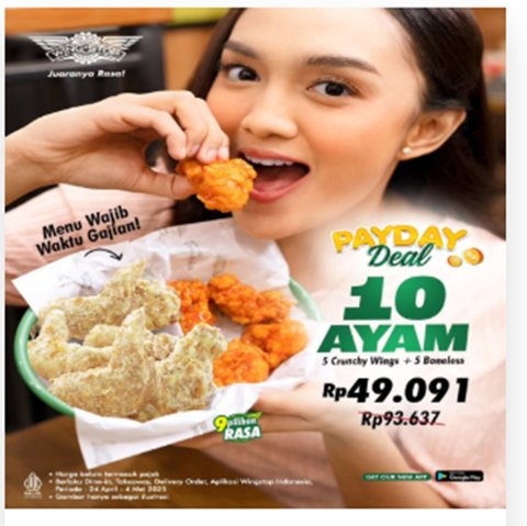 Peringatan Hari Buruh 1 Mei 2025, Cek Promo Harga Makanan Berikut Ini
