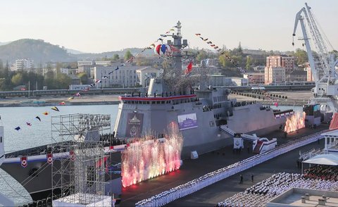 kapal perang baru korea utara