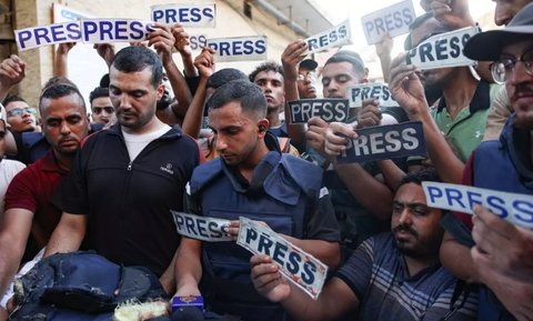 jurnalis palestina di gaza