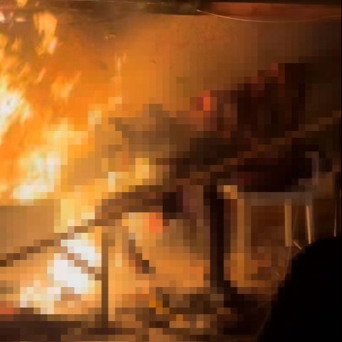 Viral Video Jurnalis Palestina Terbakar Hidup-Hidup Akibat Serangan Udara Israel di Khan Younis Gaza