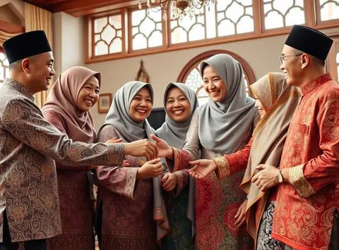 arti halal bihalal dalam bahasa arab Ilustrasi dibuat AI