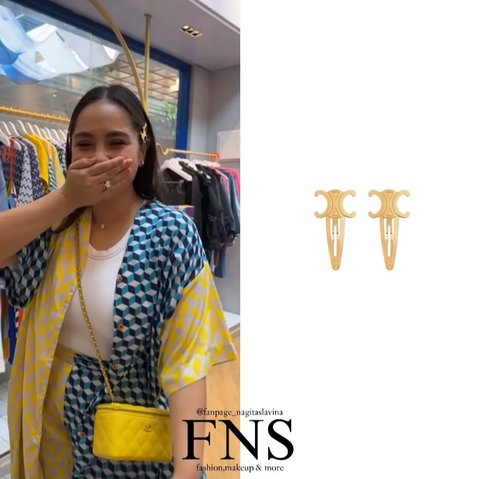 Koleksi Jepit Rambut Mungil Nagita Slavina Harganya Bikin Syok, Keluaran Celine Hingga Louis Vuitton