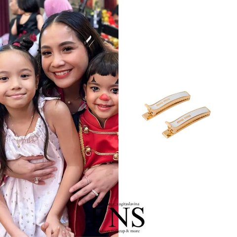 Koleksi Jepit Rambut Mungil Nagita Slavina Harganya Bikin Syok, Keluaran Celine Hingga Louis Vuitton
