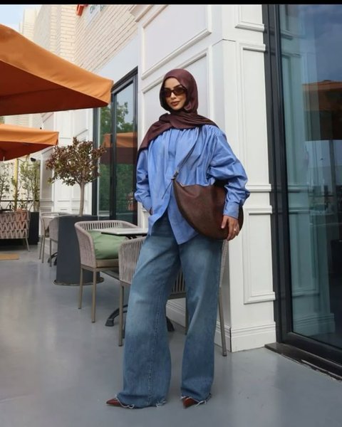 Inspirasi OOTD Jeans Hijab yang Stylish dan Elegan, Cocok untuk yang Punya Aktivitas Segudang