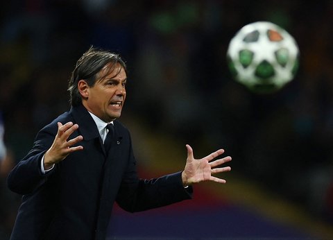 Pelatih Inter Milan Simone Inzaghi.